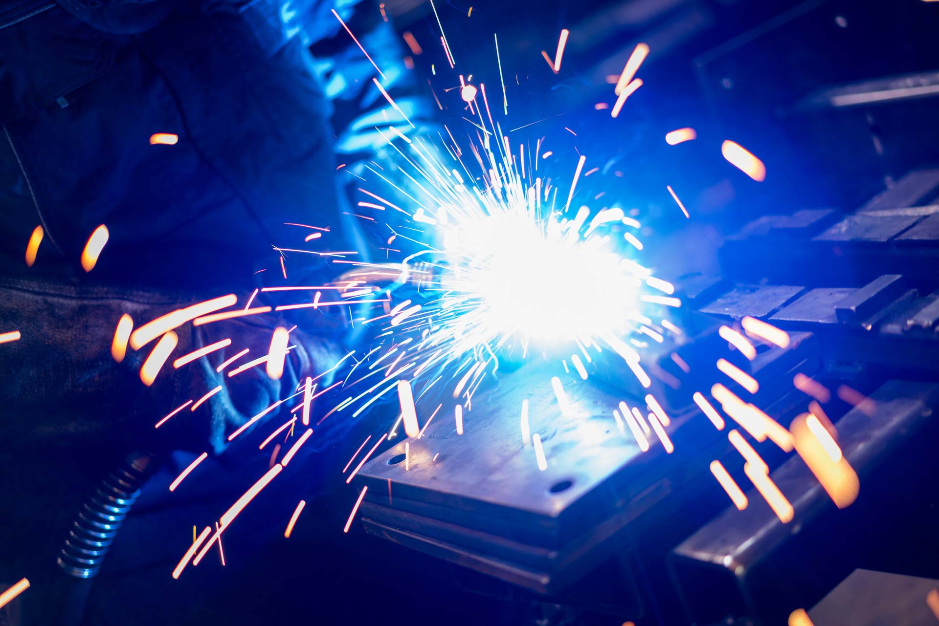 Slider Schweisserarbeit Metall
